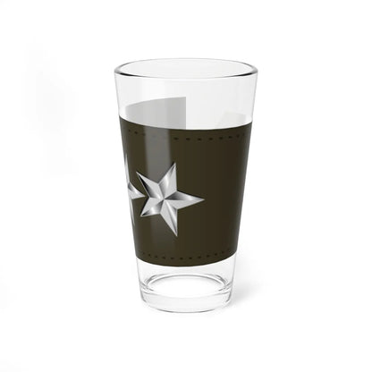 US Marine O8 shoulderboard (United States) (Military Rank) Pint Glass 16oz 16oz - Go Mug Yourself
