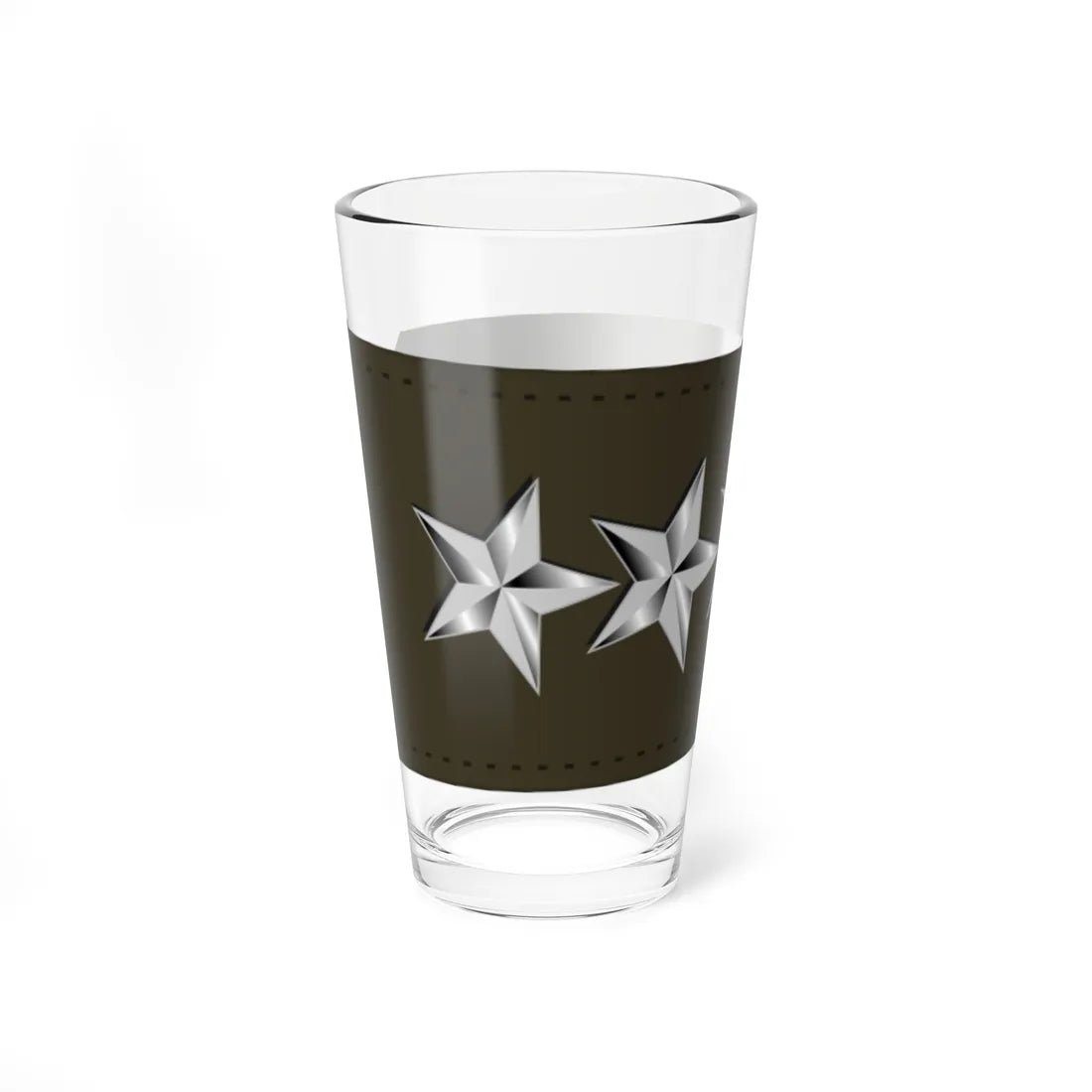US Marine O9 shoulderboard (United States) (Military Rank) Pint Glass 16oz - Go Mug Yourself