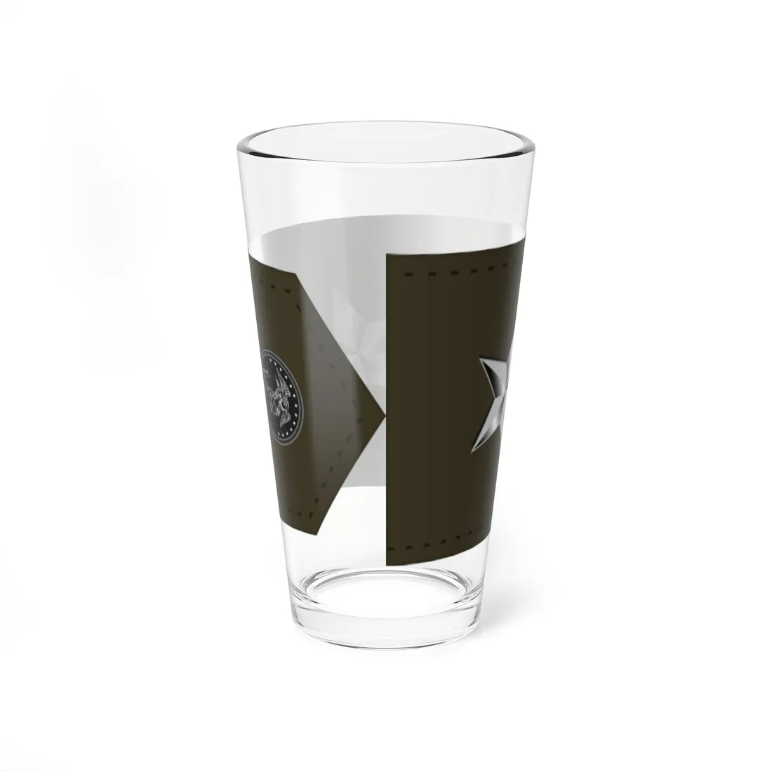 US Marine O9 shoulderboard (United States) (Military Rank) Pint Glass 16oz - Go Mug Yourself