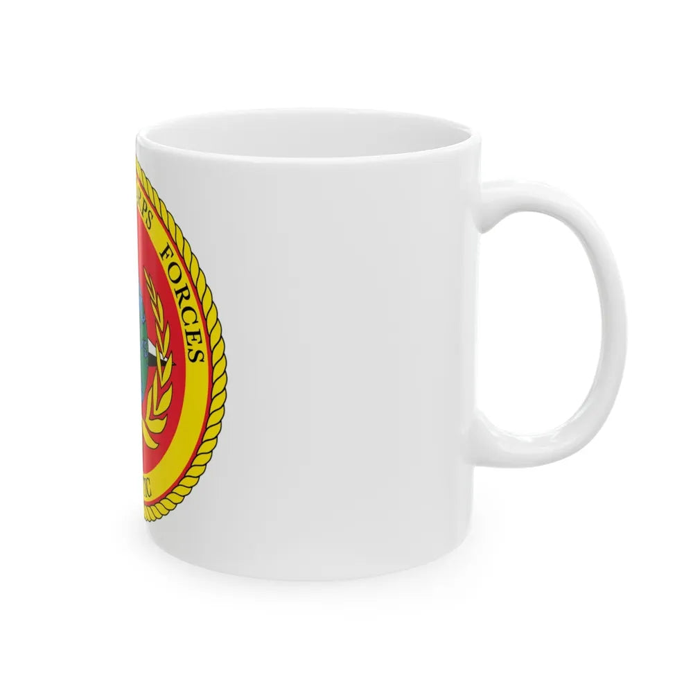 US Marines Corps Forces Atlantic (USMC) White Coffee Mug-Go Mug Yourself