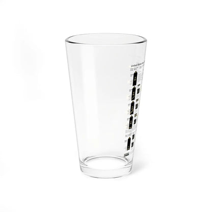 US Midshipman Insignia (United States) (Military Rank) Pint Glass 16oz - Go Mug Yourself