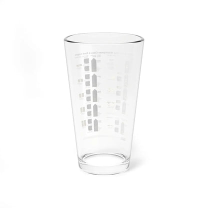 US Midshipman Insignia (United States) (Military Rank) Pint Glass 16oz - Go Mug Yourself