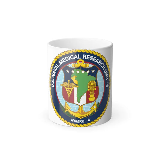US NAMRU 6 (U.S. Navy) Color Changing Mug 11oz-11oz-Go Mug Yourself