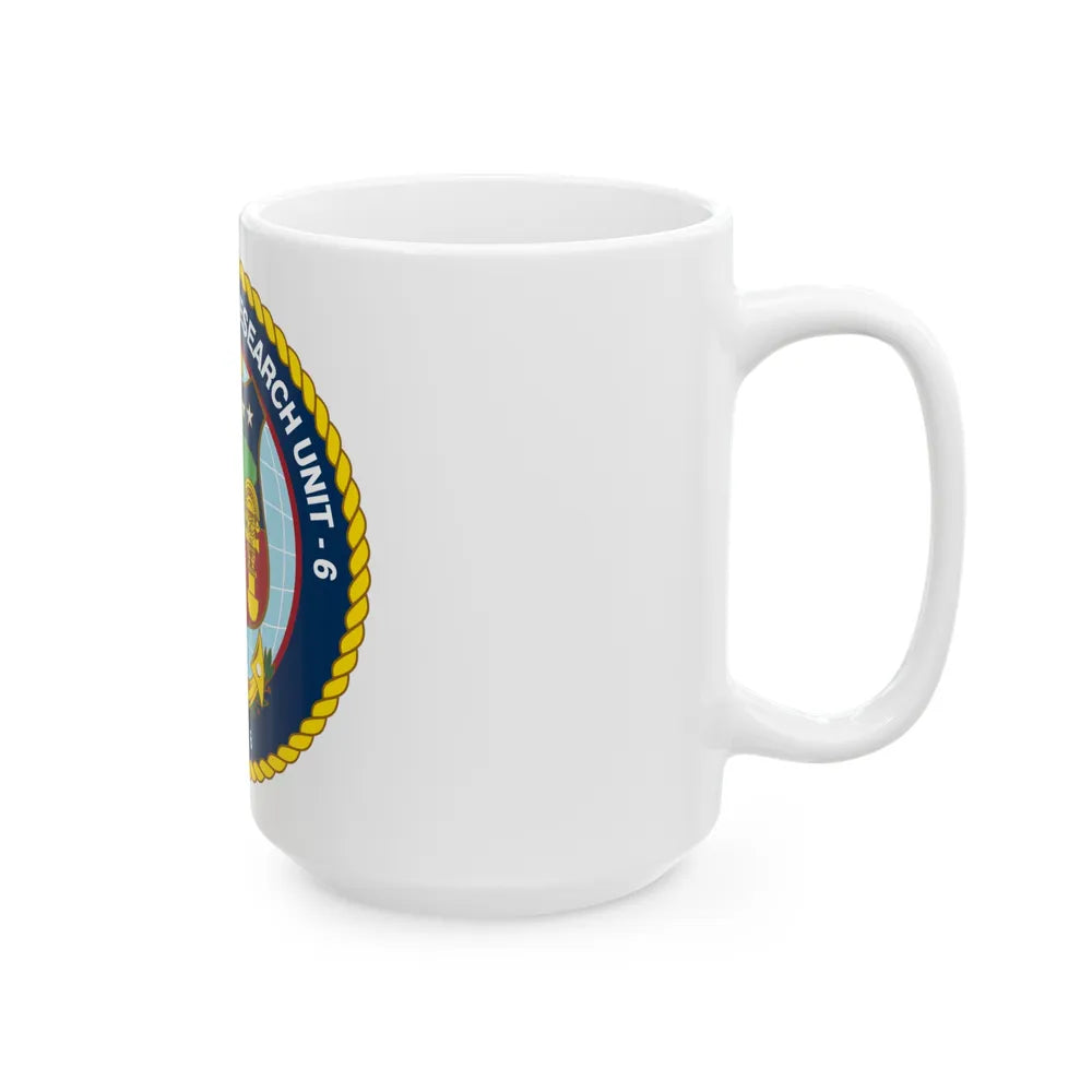 US NAMRU 6 (U.S. Navy) White Coffee Mug-Go Mug Yourself