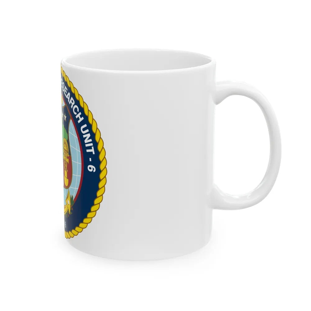 US NAMRU 6 (U.S. Navy) White Coffee Mug-Go Mug Yourself