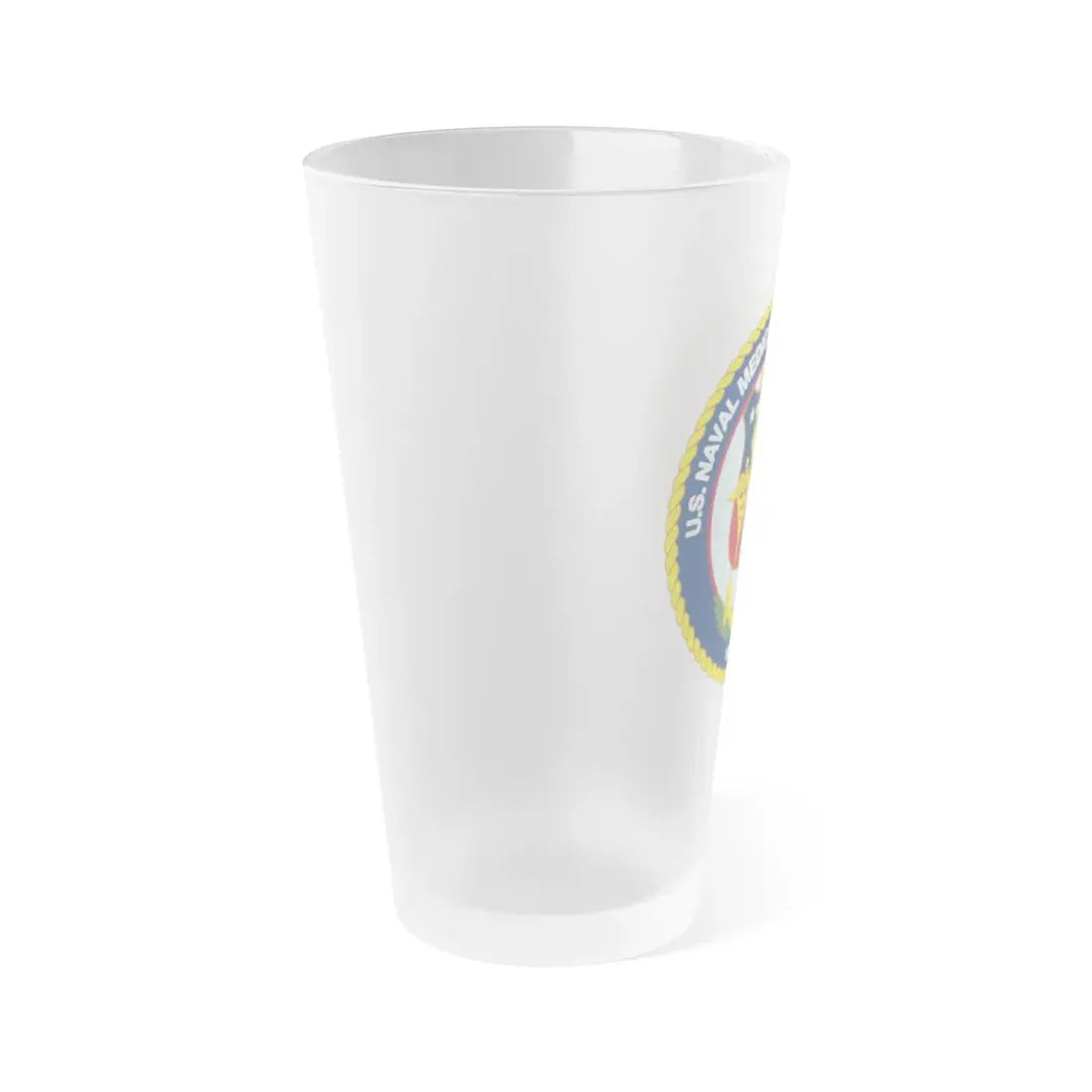 US NAMRU 6 (U.S. Navy) Frosted Pint Glass 16oz - Go Mug Yourself