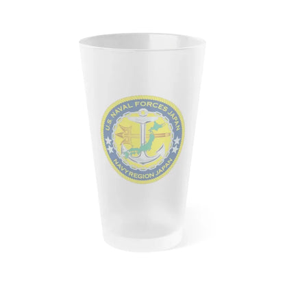 US Naval Forces Region Japan (U.S. Navy) Frosted Pint Glass 16oz Default Title - Go Mug Yourself