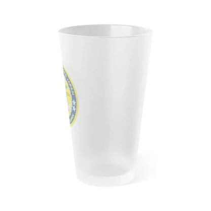 US Naval Forces Region Japan (U.S. Navy) Frosted Pint Glass 16oz - Go Mug Yourself