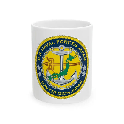 US Naval Forces Region Japan (U.S. Navy) White Coffee Mug 11oz - Go Mug Yourself