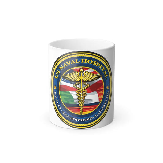 US Naval Hospital Naples Capodichino Landstul (U.S. Navy) Color Changing Mug 11oz-11oz-Go Mug Yourself