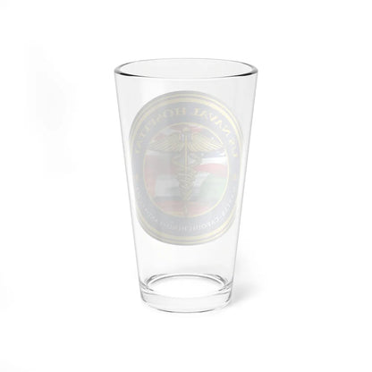 US Naval Hospital Naples Capodichino Landstul (U.S. Navy) Pint Glass 16oz-Go Mug Yourself