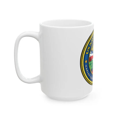 US Naval Hospital Naples Capodichino Landstul (U.S. Navy) White Coffee Mug-Go Mug Yourself