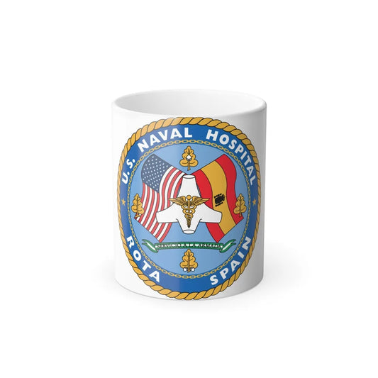 US Naval Hospital Rota Spain (U.S. Navy) Color Changing Mug 11oz-11oz-Go Mug Yourself
