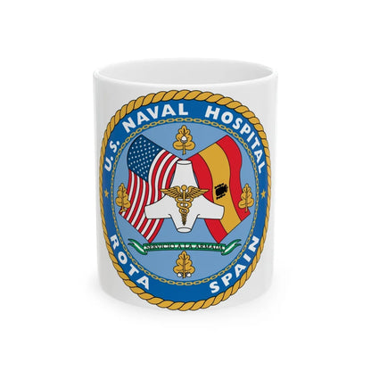 US Naval Hospital Rota Spain (U.S. Navy) White Coffee Mug-11oz-Go Mug Yourself