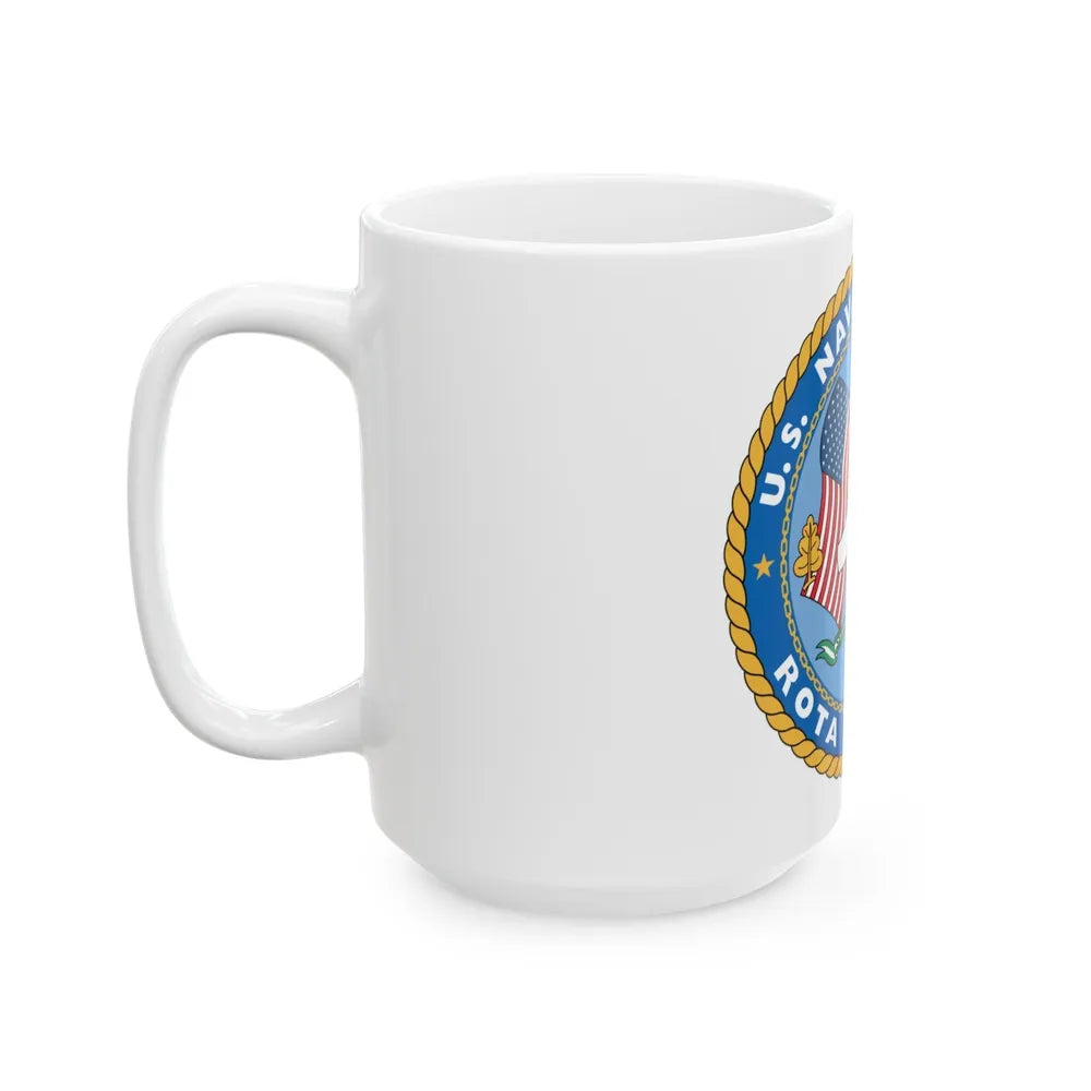 US Naval Hospital Rota Spain (U.S. Navy) White Coffee Mug-Go Mug Yourself