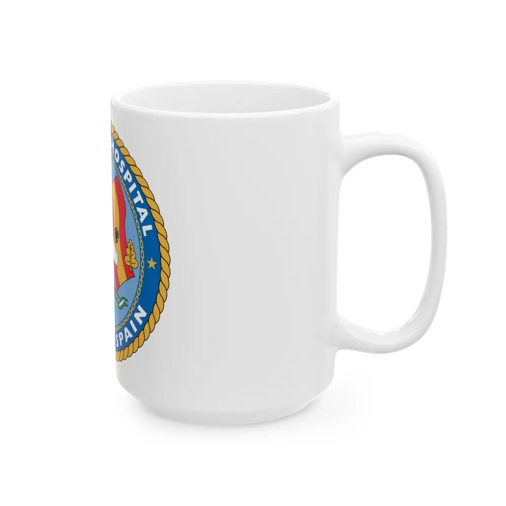 US Naval Hospital Rota Spain (U.S. Navy) White Coffee Mug-Go Mug Yourself