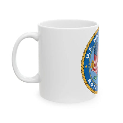 US Naval Hospital Rota Spain (U.S. Navy) White Coffee Mug-Go Mug Yourself