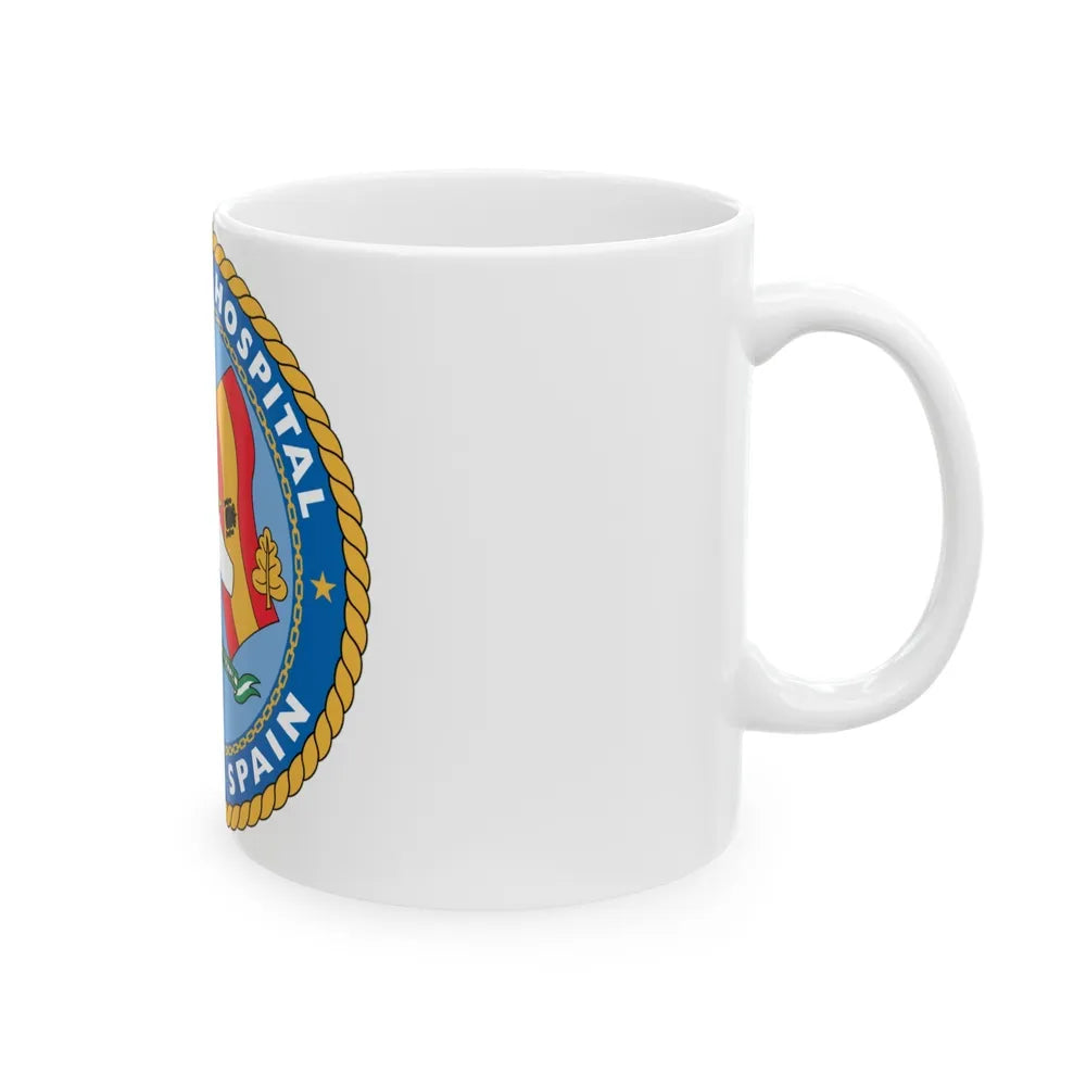 US Naval Hospital Rota Spain (U.S. Navy) White Coffee Mug-Go Mug Yourself