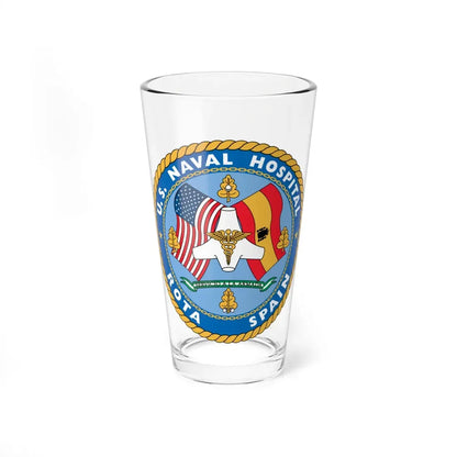 US Naval Hospital Rota Spain (U.S. Navy) Pint Glass 16oz 16oz - Go Mug Yourself
