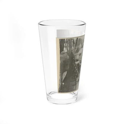 U.S. Naval Officers Relaxing On Deck (U.S. Civil War) Pint Glass 16oz - Go Mug Yourself