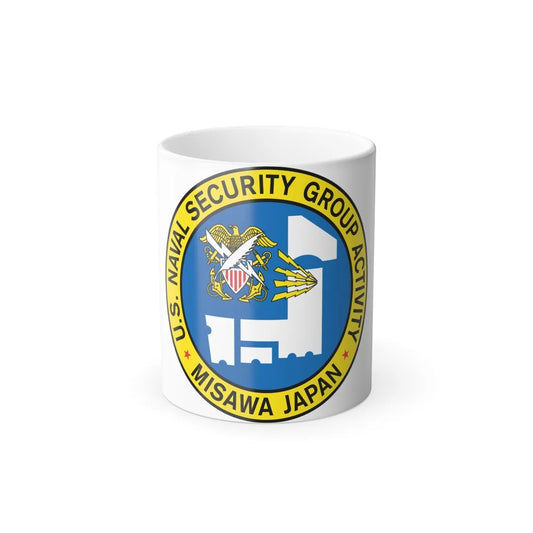 US Naval Security Group Activity Misawa Japan (U.S. Navy) Color Changing Mug 11oz-11oz-Go Mug Yourself