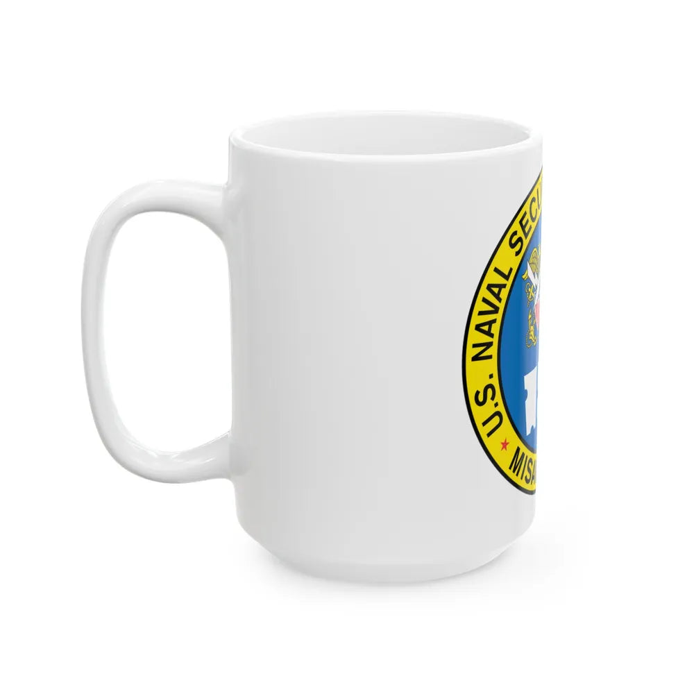 US Naval Security Group Activity Misawa Japan (U.S. Navy) White Coffee Mug-Go Mug Yourself