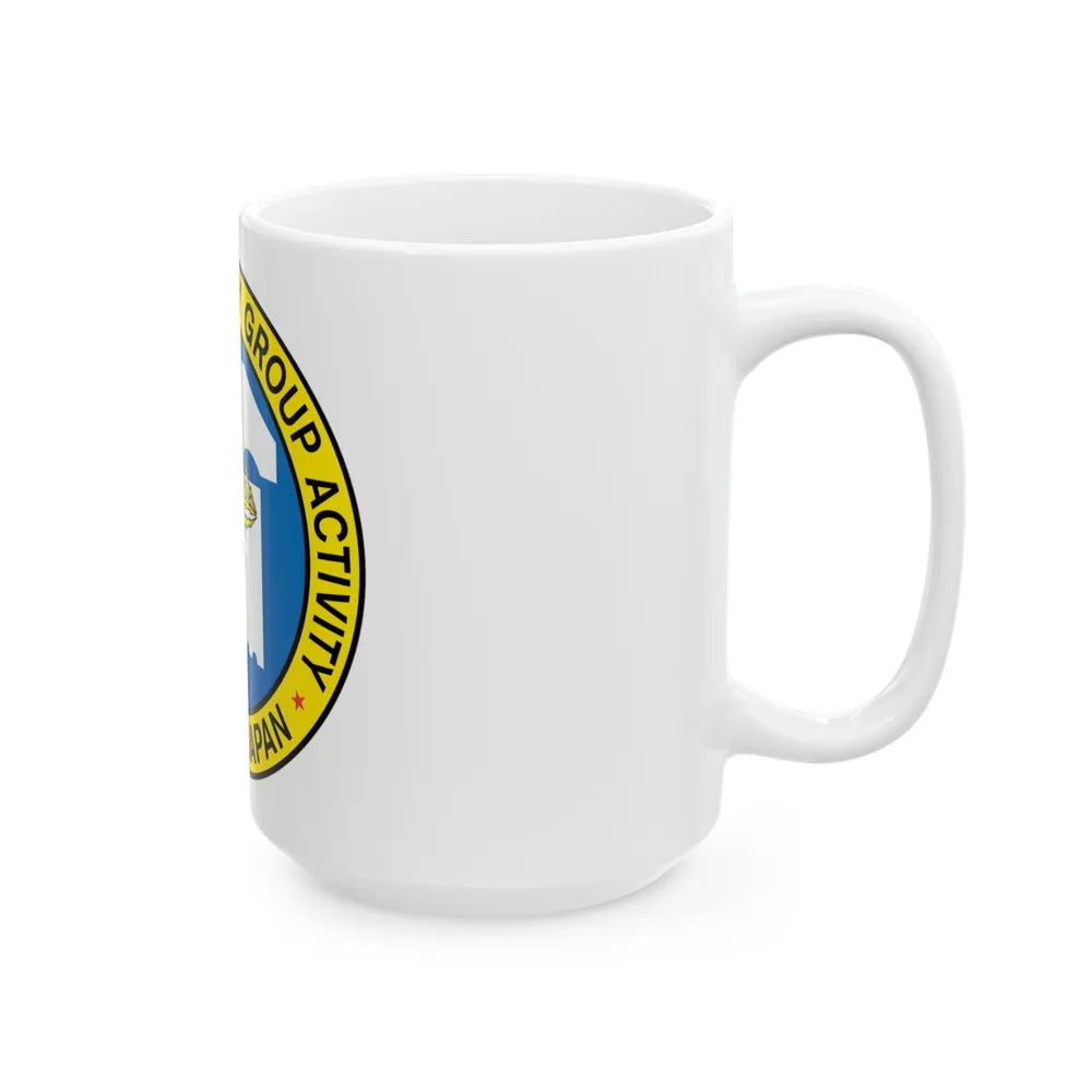 US Naval Security Group Activity Misawa Japan (U.S. Navy) White Coffee Mug-Go Mug Yourself