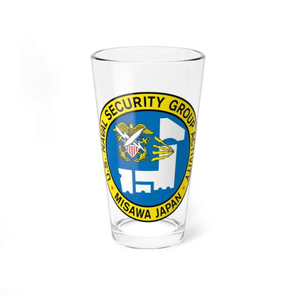 US Naval Security Group Activity Misawa Japan (U.S. Navy) Pint Glass 16oz 16oz - Go Mug Yourself