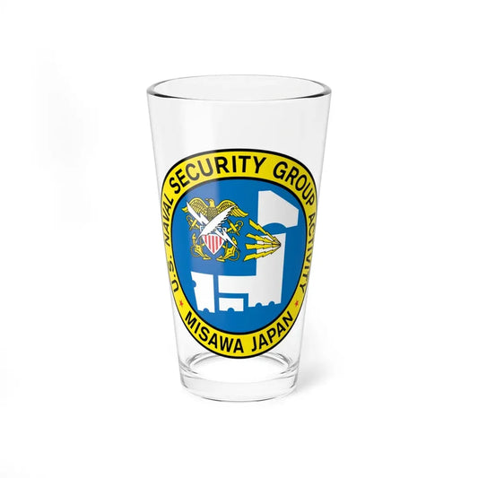 US Naval Security Group Activity Misawa Japan (U.S. Navy) Pint Glass 16oz 16oz - Go Mug Yourself