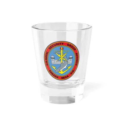 US Naval Security Group Activity Sabana Seca PR (U.S. Navy) Shot Glass 1.5oz 1.5oz - Go Mug Yourself