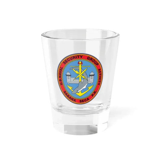 US Naval Security Group Activity Sabana Seca PR (U.S. Navy) Shot Glass 1.5oz 1.5oz - Go Mug Yourself