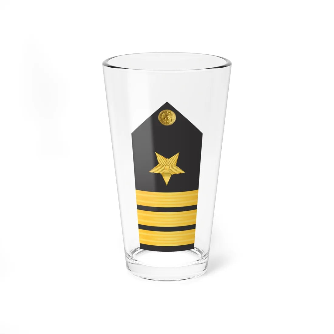 U.S. Navy Commander O 5 shoulder board (United States) (Military Rank) Pint Glass 16oz 16oz - Go Mug Yourself