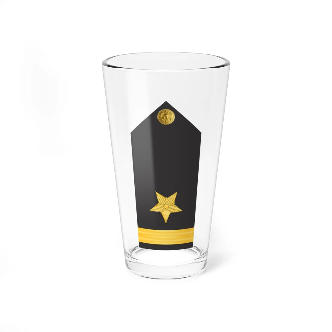 U.S. Navy Ensign O 1 shoulder board (United States) (Military Rank) Pint Glass 16oz 16oz - Go Mug Yourself