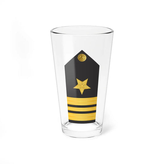 U.S. Navy Lieutenant Commander O 4 shoulder board (United States) (Military Rank) Pint Glass 16oz 16oz - Go Mug Yourself