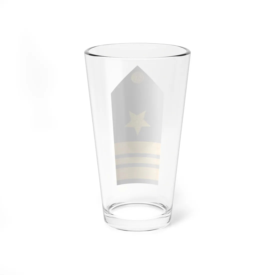 U.S. Navy Lieutenant Commander O 4 shoulder board (United States) (Military Rank) Pint Glass 16oz - Go Mug Yourself