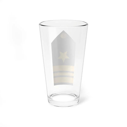 U.S. Navy Lieutenant Commander O 4 shoulder board (United States) (Military Rank) Pint Glass 16oz - Go Mug Yourself