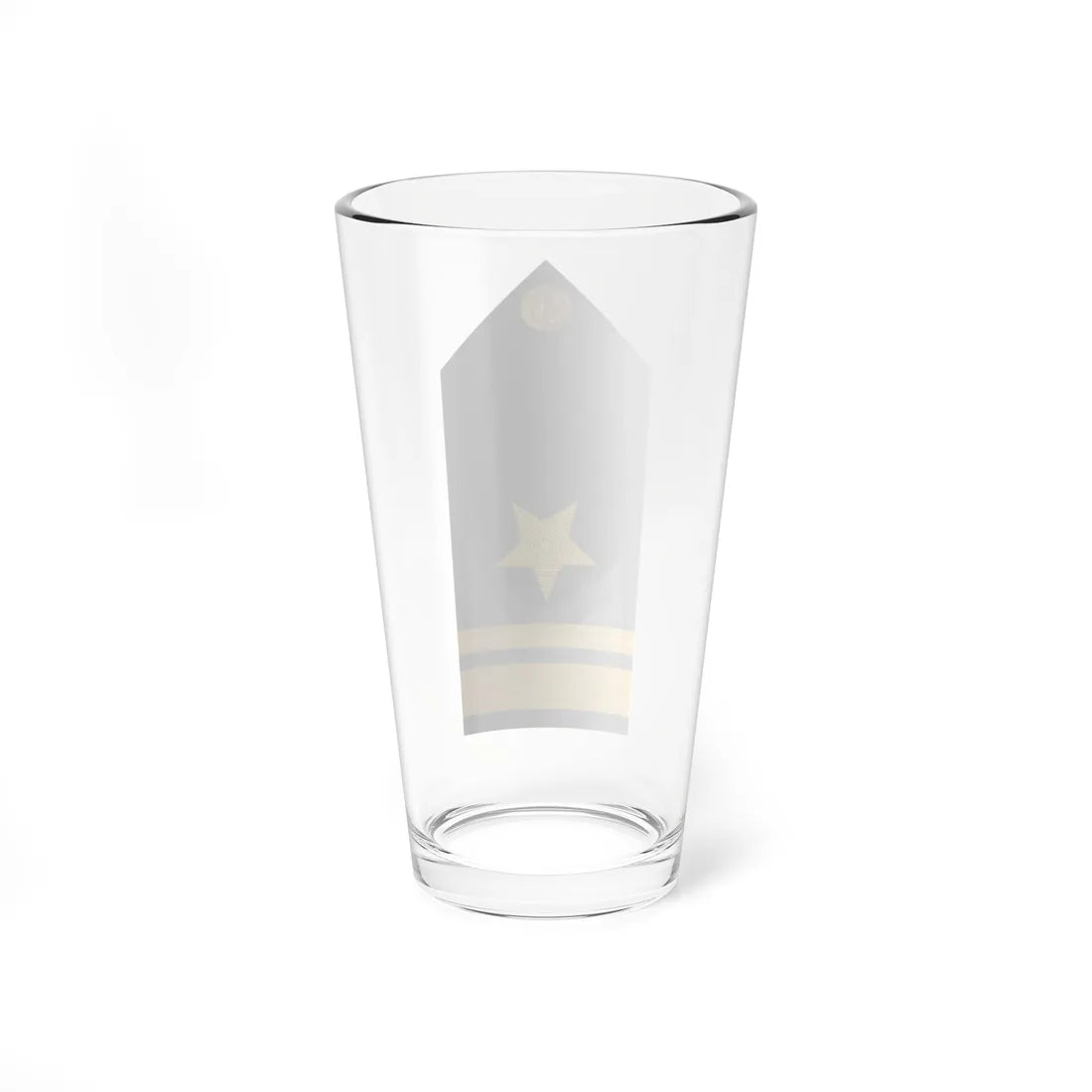 U.S. Navy Lieutenant Junior Grade O 2 shoulder board (United States) (Military Rank) Pint Glass 16oz - Go Mug Yourself