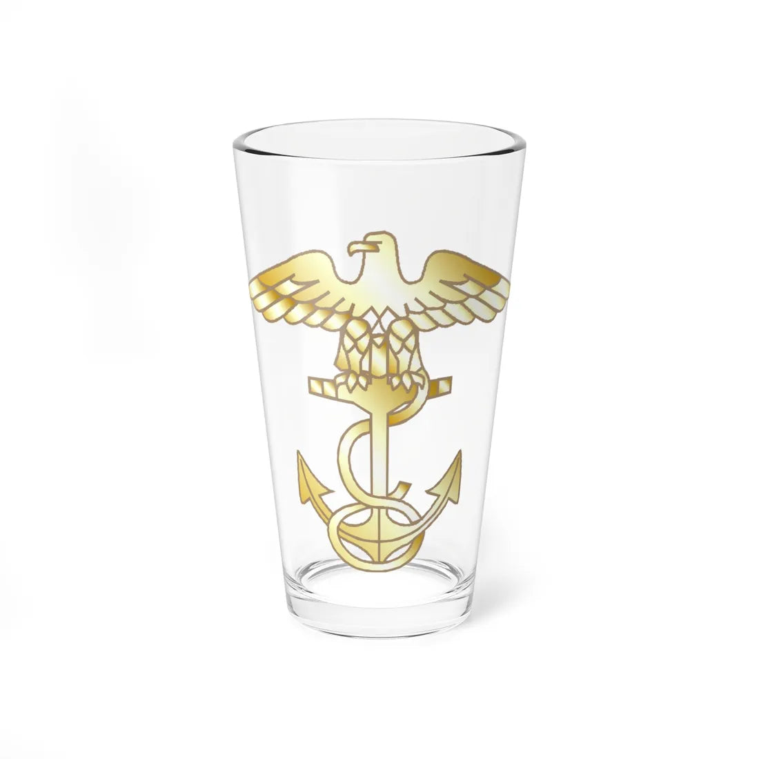 US Navy MIDN 1C insignia left (United States) (Military Rank) Pint Glass 16oz 16oz - Go Mug Yourself