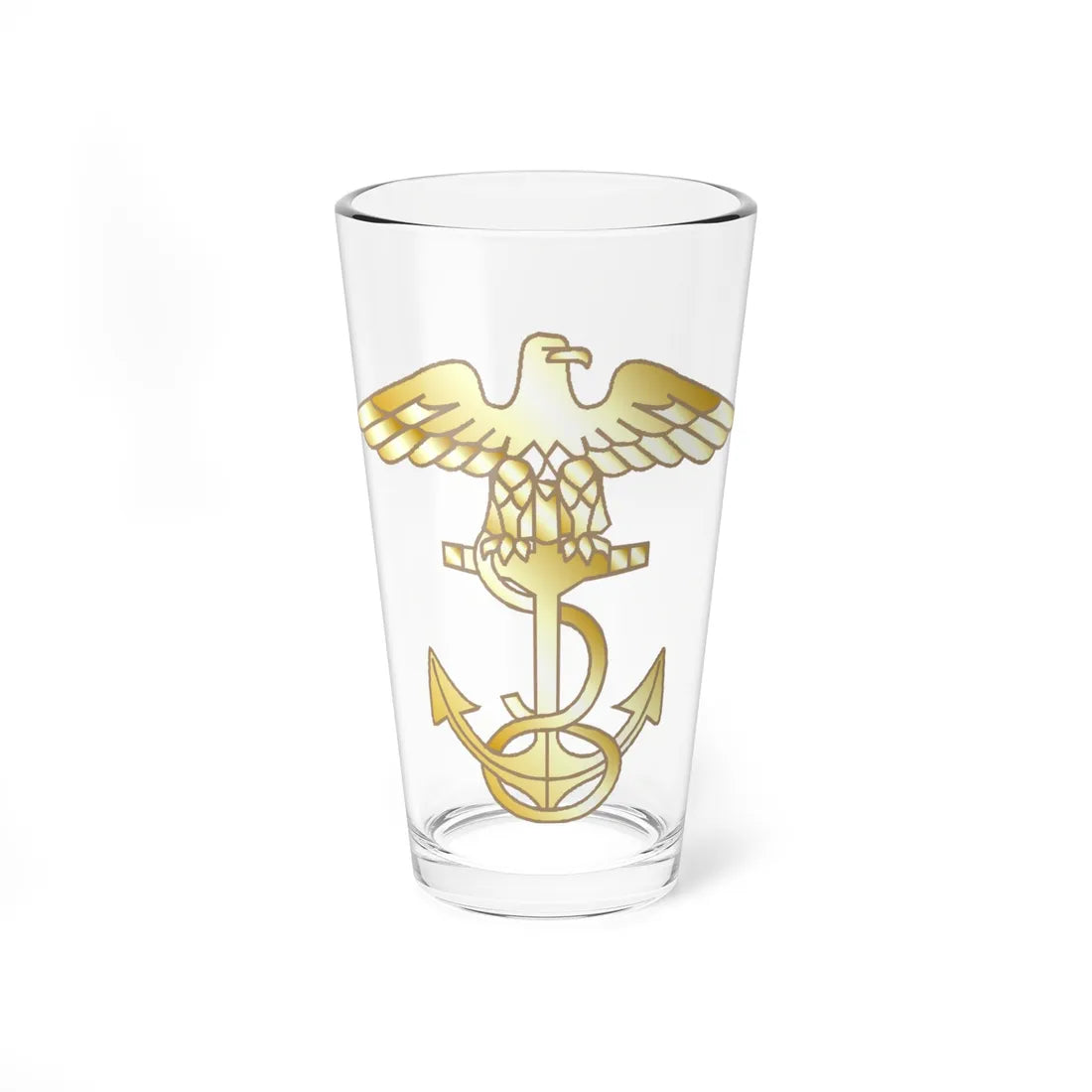 US Navy MIDN 1C insignia (United States) (Military Rank) Pint Glass 16oz 16oz - Go Mug Yourself