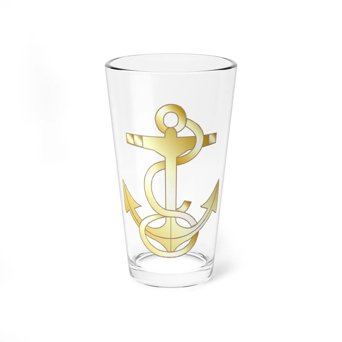 US Navy MIDN 2C insignia left (United States) (Military Rank) Pint Glass 16oz 16oz - Go Mug Yourself