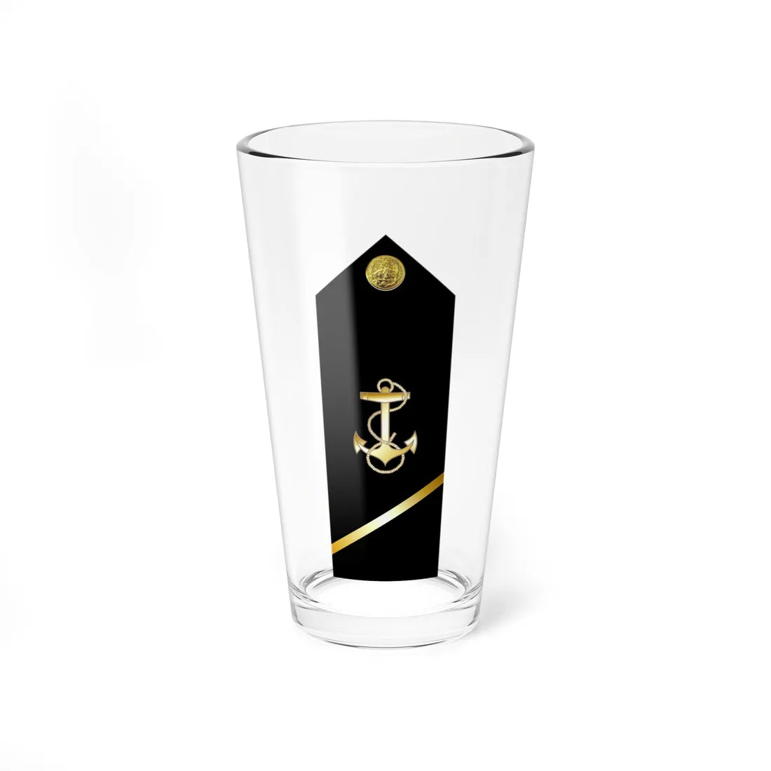 US Navy MIDN 3C shoulderboard (United States) (Military Rank) Pint Glass 16oz 16oz - Go Mug Yourself