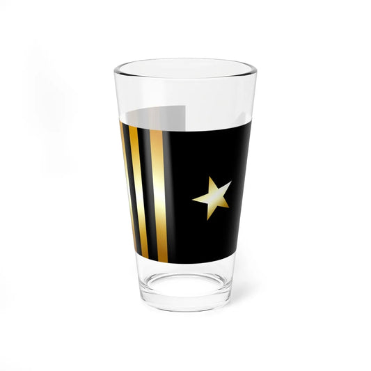 US Navy MIDN CAPT infobox (United States) (Military Rank) Pint Glass 16oz 16oz - Go Mug Yourself