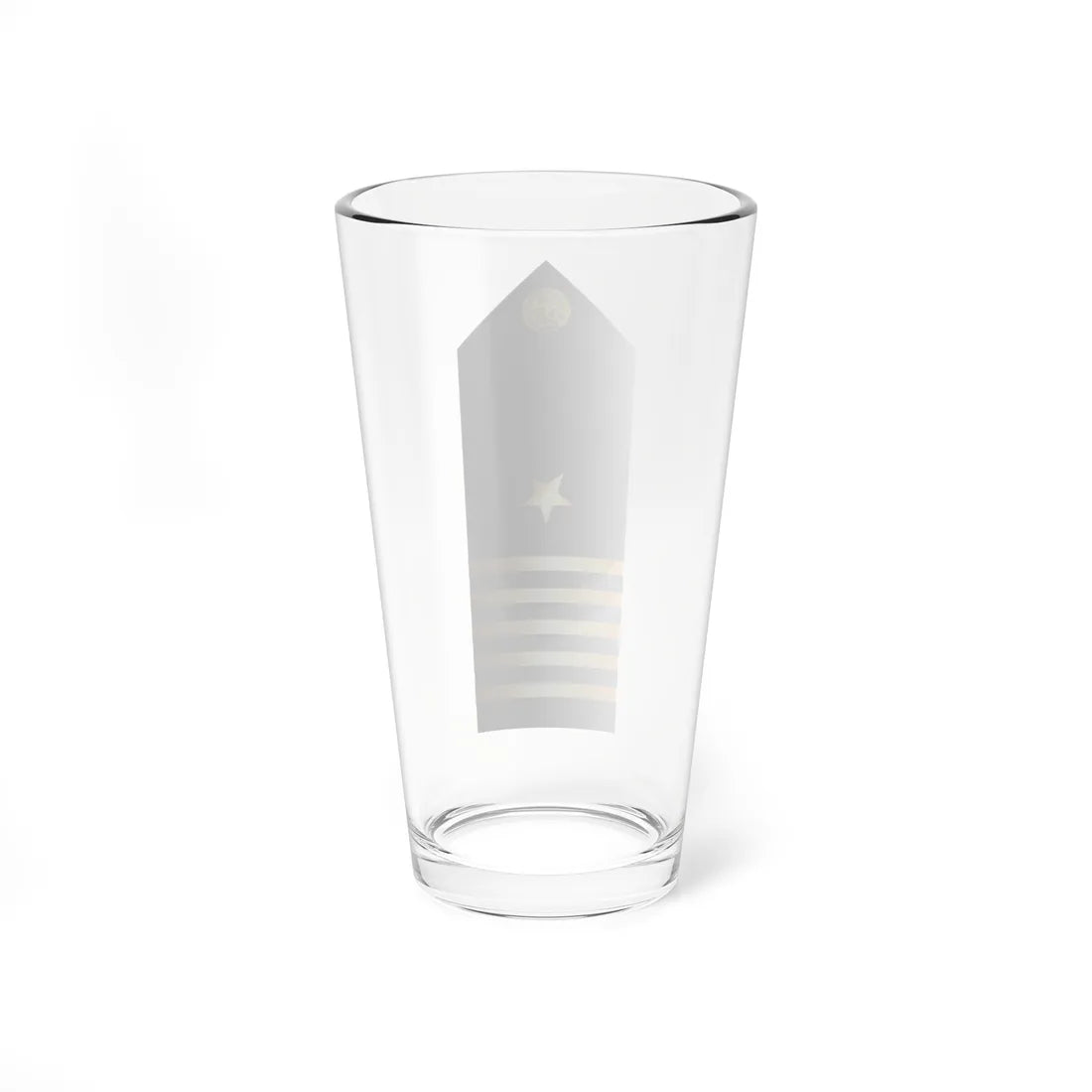 US Navy MIDN CDR shoulderboard (United States) (Military Rank) Pint Glass 16oz - Go Mug Yourself