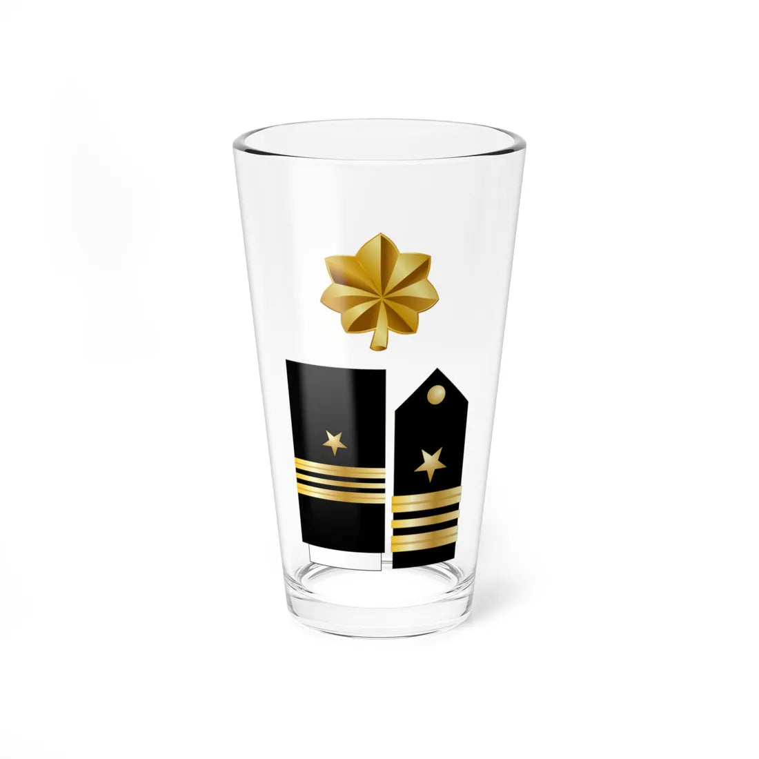U.S. Navy O 4 insignia (United States) (Military Rank) Pint Glass 16oz 16oz - Go Mug Yourself