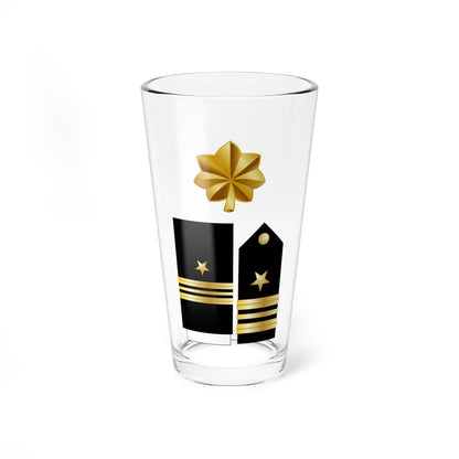 U.S. Navy O 4 insignia (United States) (Military Rank) Pint Glass 16oz 16oz - Go Mug Yourself
