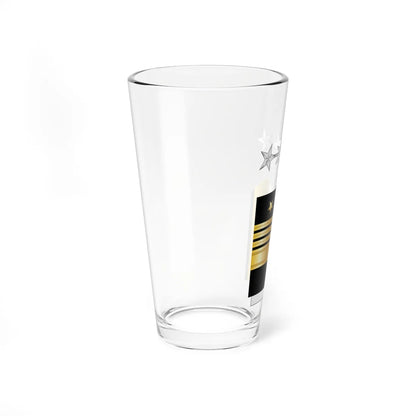 US Navy O10 insignia (United States) (Military Rank) Pint Glass 16oz - Go Mug Yourself