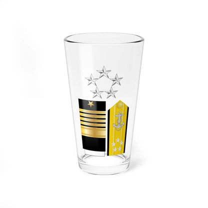 US Navy O11 insignia (United States) (Military Rank) Pint Glass 16oz 16oz - Go Mug Yourself