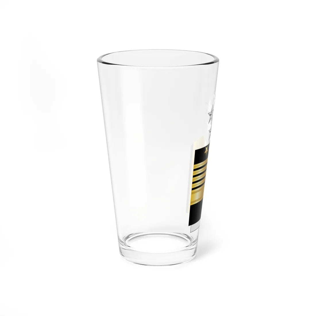 US Navy O11 insignia (United States) (Military Rank) Pint Glass 16oz - Go Mug Yourself