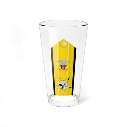 US Navy O12 shoulderboard (United States) (Military Rank) Pint Glass 16oz 16oz - Go Mug Yourself