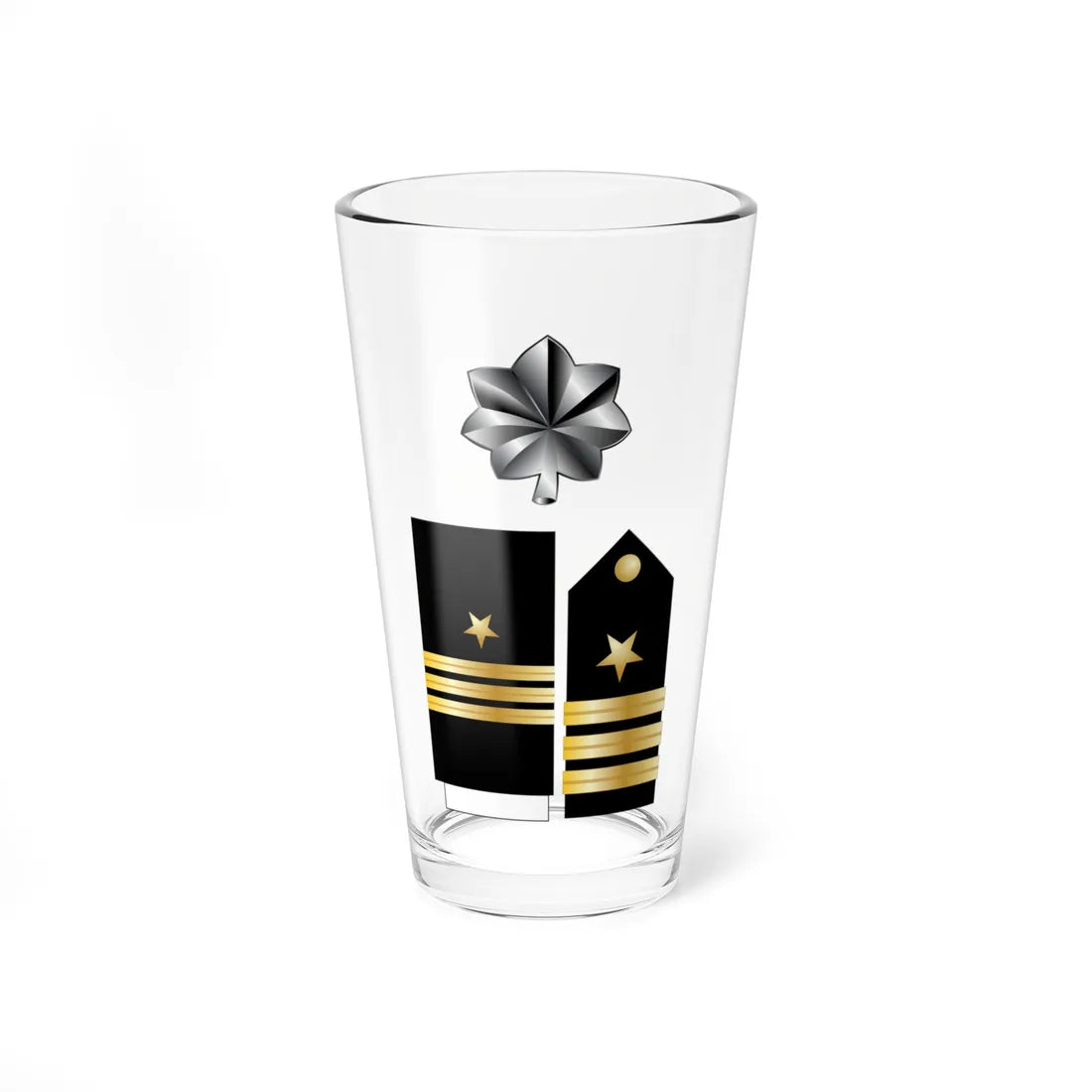 US Navy O5 insignia (United States) (Military Rank) Pint Glass 16oz 16oz - Go Mug Yourself
